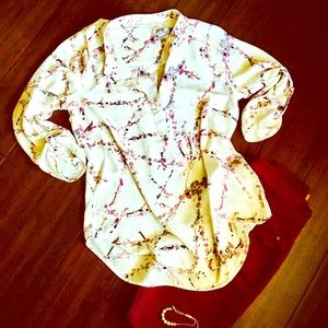 Daniel Rainn floral blouse